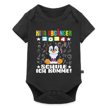 Jeunes sortant de la garderie 2024 Inscription à l’école 2024 - Body à manches courtes Premium Bébé - noir - Devant