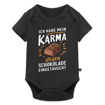 Sarcasme Ironie Drôle Paroles sarcastiques - Body à manches courtes Premium Bébé - noir - Devant