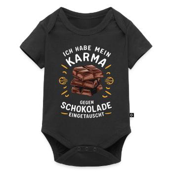 Sarcasme Ironie Drôle Paroles sarcastiques - Body à manches courtes Premium Bébé - noir - Devant