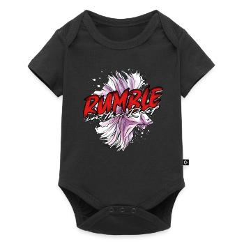 Kampffisch Kampffische Rumble In The Reef - Baby Premium Kurzarmbody - Schwarz - Vorne