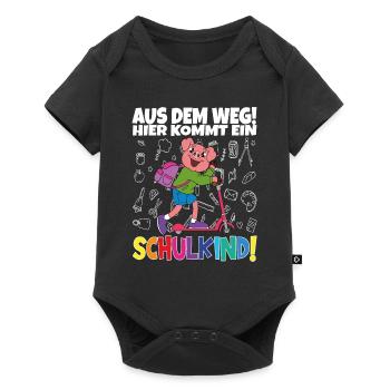 School Child 2024 School Enrollment Back to School - Baby Premium short-sleeve bodysuit - black - Front