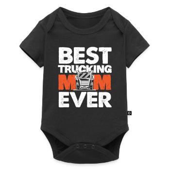 Truck Driver Mom Mom - Baby Premium short-sleeve bodysuit - black - Front