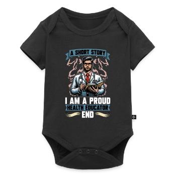 Health Educator A Short Story I Am A Epidemiology - Baby Premium short-sleeve bodysuit - black - Front