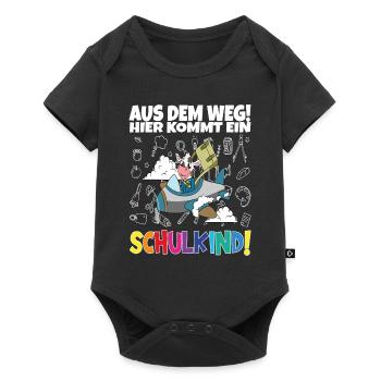 Écoliers 2024 Inscriptions scolaires Retour à l’école - Body à manches courtes Premium Bébé - noir - Devant