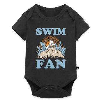 Swimming Water Sports Pool Swimming Swimmers - Baby Premium short-sleeve bodysuit - black - Front