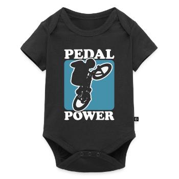 BMX Freestyle Biker Bike Bike BMX Rider - Baby Premium short-sleeve bodysuit - black - Front