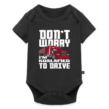 Idée cadeau d’examen de chauffeur de camion - Body à manches courtes Premium Bébé - noir - Devant