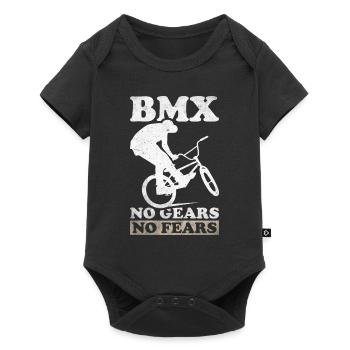 BMX Freestyle Biker Bike Bike BMX Rider - Baby Premium short-sleeve bodysuit - black - Front