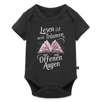 Book Reading Books Book Nerd Bookworm - Baby Premium short-sleeve bodysuit - black - Front