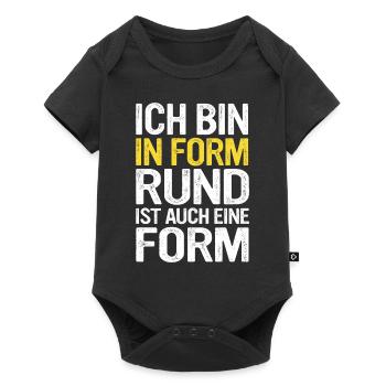 Sarcasme Ironie Drôle Paroles sarcastiques - Body à manches courtes Premium Bébé - noir - Devant