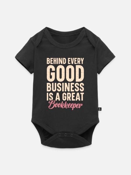 Buchhaltung Finanzbuchhalter Buchhalter Beruf - Baby Premium Kurzarmbody - Schwarz