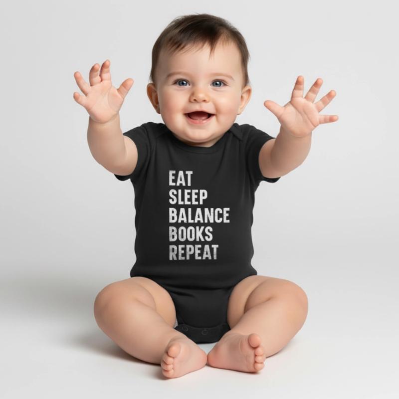 Comptabilité Comptable Financier Profession de comptable Body à manches courtes Premium Bébé