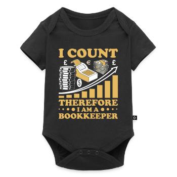 Accounting Financial Accountant Accountant Profession - Baby Premium short-sleeve bodysuit - black - Front
