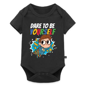 Autism - Baby Premium short-sleeve bodysuit - black - Front