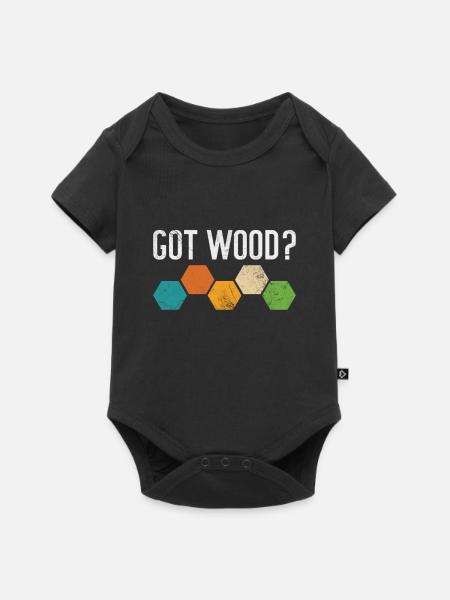 Brettspiel - Baby Premium Kurzarmbody - Schwarz
