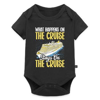 Croisière Crusader Bateau de croisière Cadeau - Body à manches courtes Premium Bébé - noir - Devant