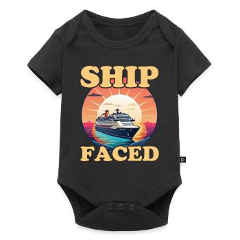Croisière Crusader Bateau de croisière Cadeau - Body à manches courtes Premium Bébé - noir - Devant
