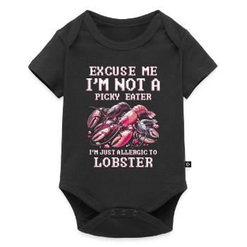 Allergie au homard Je suis juste allergique au homard - Body à manches courtes Premium Bébé - noir - Devant