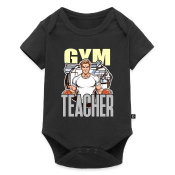 Instructeur d’éducation physique Professeur d’éducation physique Éducateur d’éducation physique Enseignant d’éducation physique - Body à manches courtes Premium Bébé - noir - Devant