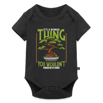 It's A Bonsai Thing Bonsai Pots Penjing Indoor - Baby Premium short-sleeve bodysuit - black - Front