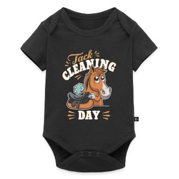 Funny horse motifs for horse lovers and - Baby Premium short-sleeve bodysuit - black - Front