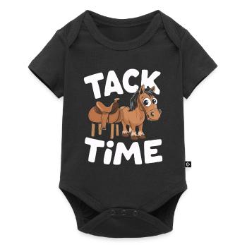Funny horse motifs for horse lovers and - Baby Premium short-sleeve bodysuit - black - Front
