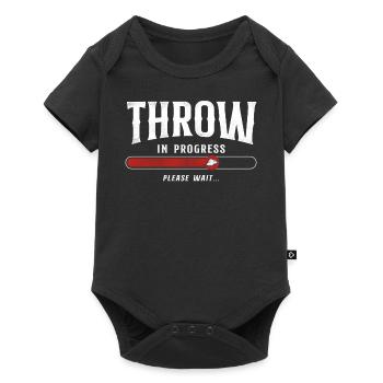 Cornhole Team Bean Bag Player - Baby Premium Kurzarmbody - Schwarz - Vorne