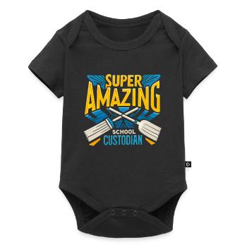 School administrators School staff Caretakers - Baby Premium short-sleeve bodysuit - black - Front