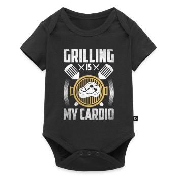 Grilling Barbecue Grill Party Grill Professional BBQ - Baby Premium short-sleeve bodysuit - black - Front