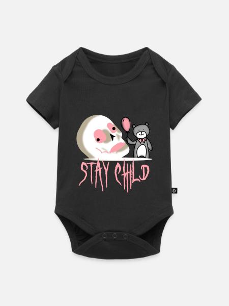 Mädchenhaft bleib kindlich - Baby Premium Kurzarmbody - Schwarz