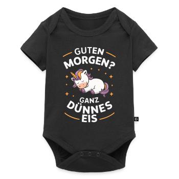 Unicorn Unicorns Mythical Creatures Mystical - Baby Premium short-sleeve bodysuit - black - Front
