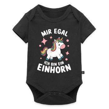 Unicorn Unicorns Mythical Creatures Mystical - Baby Premium short-sleeve bodysuit - black - Front