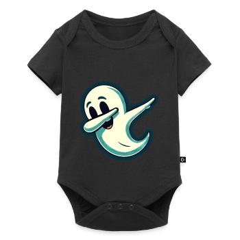 Funny Halloween Party Spooky Haunting - Baby Premium short-sleeve bodysuit - black - Front