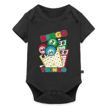 Bingo Is My Thingo Caller Daubers Professional - Baby Premium short-sleeve bodysuit - black - Front