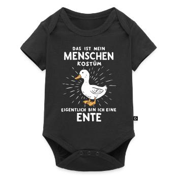 Mallard, Duck Birds, Duck, Dark Duck, Bird - Baby Premium short-sleeve bodysuit - black - Front