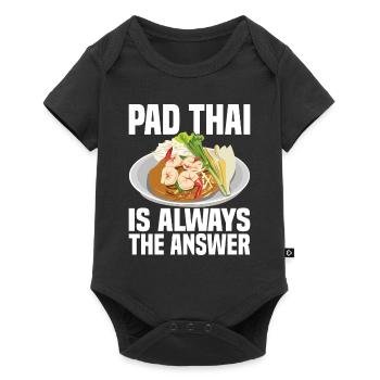 Pad Thai Cuisine thaïlandaise Cuisine thaïlandaise - Body à manches courtes Premium Bébé - noir - Devant