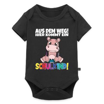 Écoliers 2024 Inscriptions scolaires Retour à l’école - Body à manches courtes Premium Bébé - noir - Devant