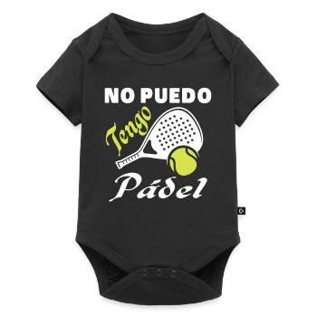 I can't have paddle padel padel athletes - Baby Premium short-sleeve bodysuit - black - Front