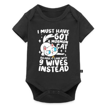 I Must Have Got A Mormon Cat 9 für einen - Baby Premium Kurzarmbody - Schwarz - Vorne