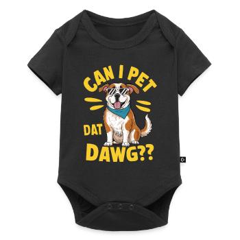 animaux domestiques 2 - Body à manches courtes Premium Bébé - noir - Devant