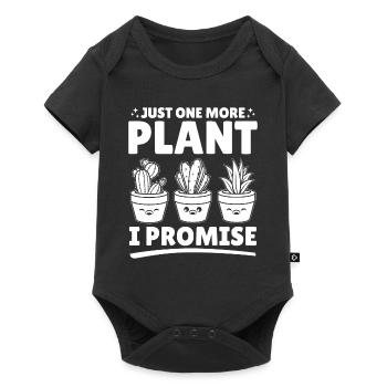 Just one more plant I promise - Funny Gardening Qu - Baby Premium short-sleeve bodysuit - black - Front
