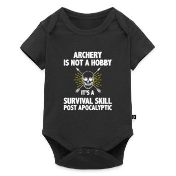 Archery Archer - Baby Premium short-sleeve bodysuit - black - Front