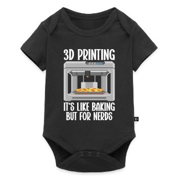 Filament d’imprimante 3D Impression 3D Impression 3D Imprimante 3D - Body à manches courtes Premium Bébé - noir - Devant