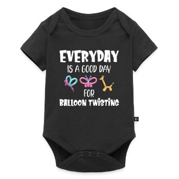 Every day is a good day for - Baby Premium short-sleeve bodysuit - black - Front