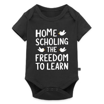 Homeschool Mom Dad Family Life Community Journey - Baby Premium short-sleeve bodysuit - black - Front
