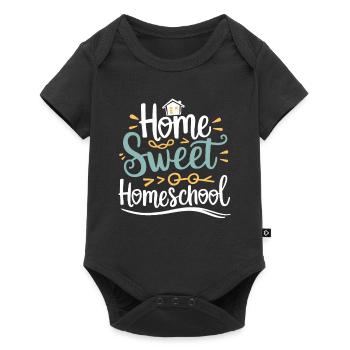Homeschool Mom Dad Family Life Community Journey - Baby Premium short-sleeve bodysuit - black - Front