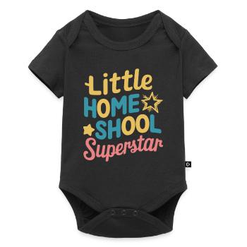 Homeschool Mom Dad Family Life Community Journey - Baby Premium short-sleeve bodysuit - black - Front
