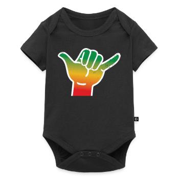 Rastafari Music Vibes Only Rasta Jamaica Reggae - Baby Premium short-sleeve bodysuit - black - Front