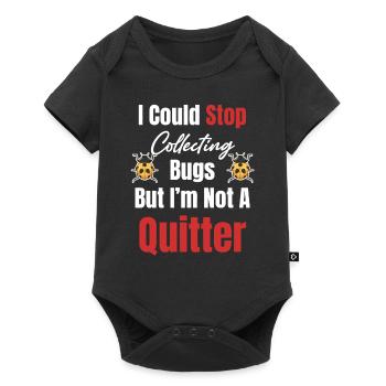 I could stop collecting, but I - Baby Premium short-sleeve bodysuit - black - Front