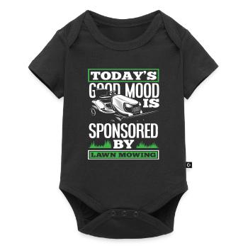 Paysagiste Love Tonte de pelouse - Body à manches courtes Premium Bébé - noir - Devant